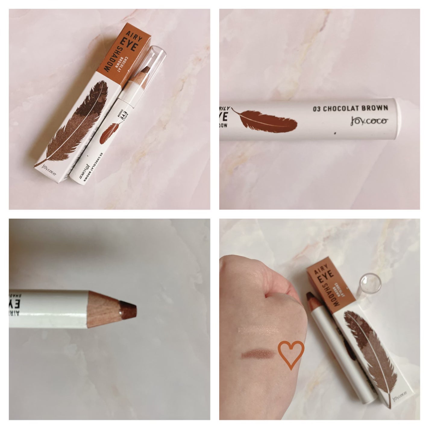 ジョイココ エアリーアイシャドウ/Joy.coco(ジョイココ)/単色アイシャドウを使ったクチコミ(4枚目)