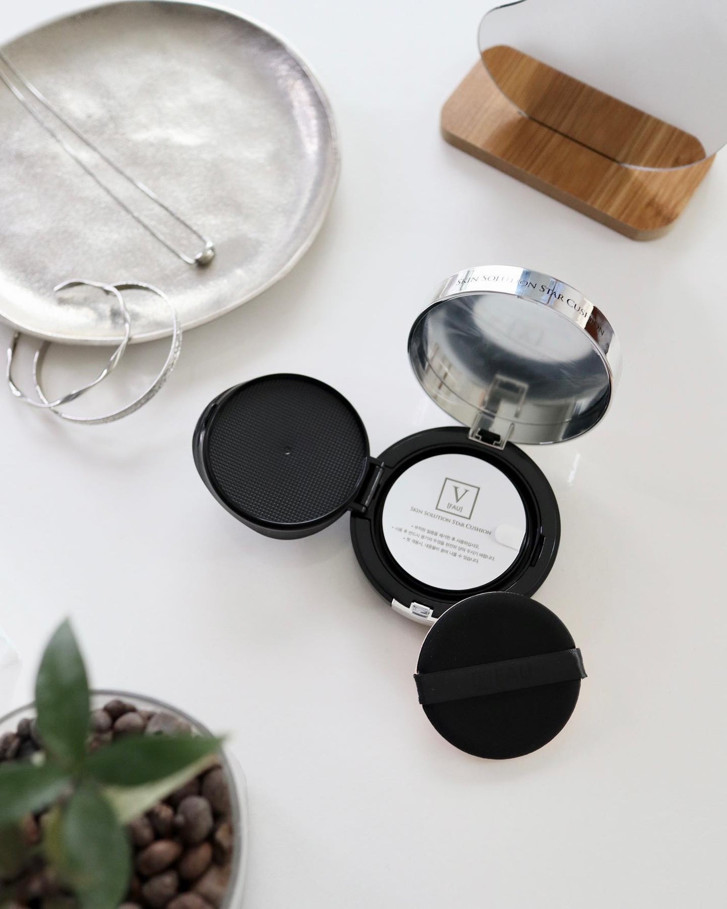 スキンソリューションスタークッション/FAU/クッションファンデーションを使ったクチコミ(2枚目)