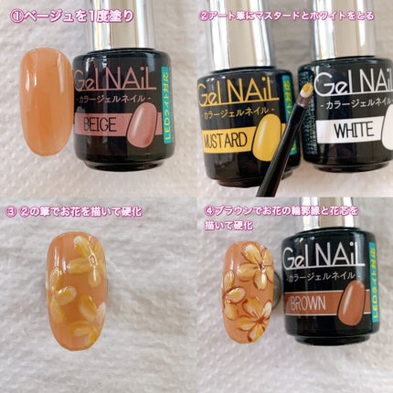 ジェルネイル(ライト対応)/セリア/ジェルネイルを使ったクチコミ(2枚目)