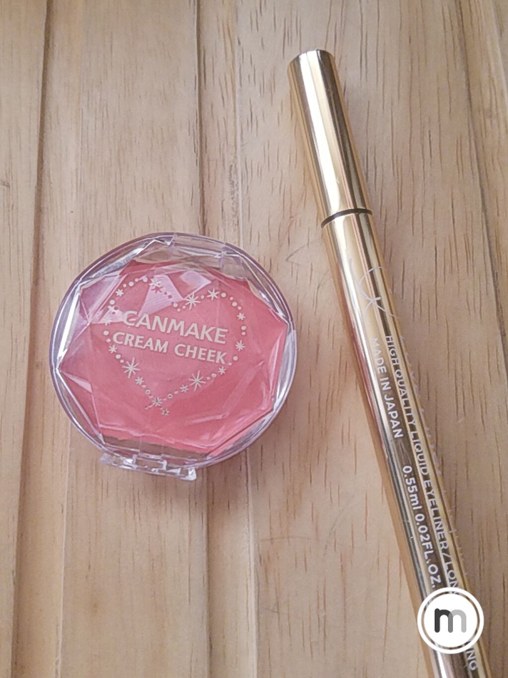 クリームチーク/キャンメイク/ジェル・クリームチークを使ったクチコミ（1枚目）