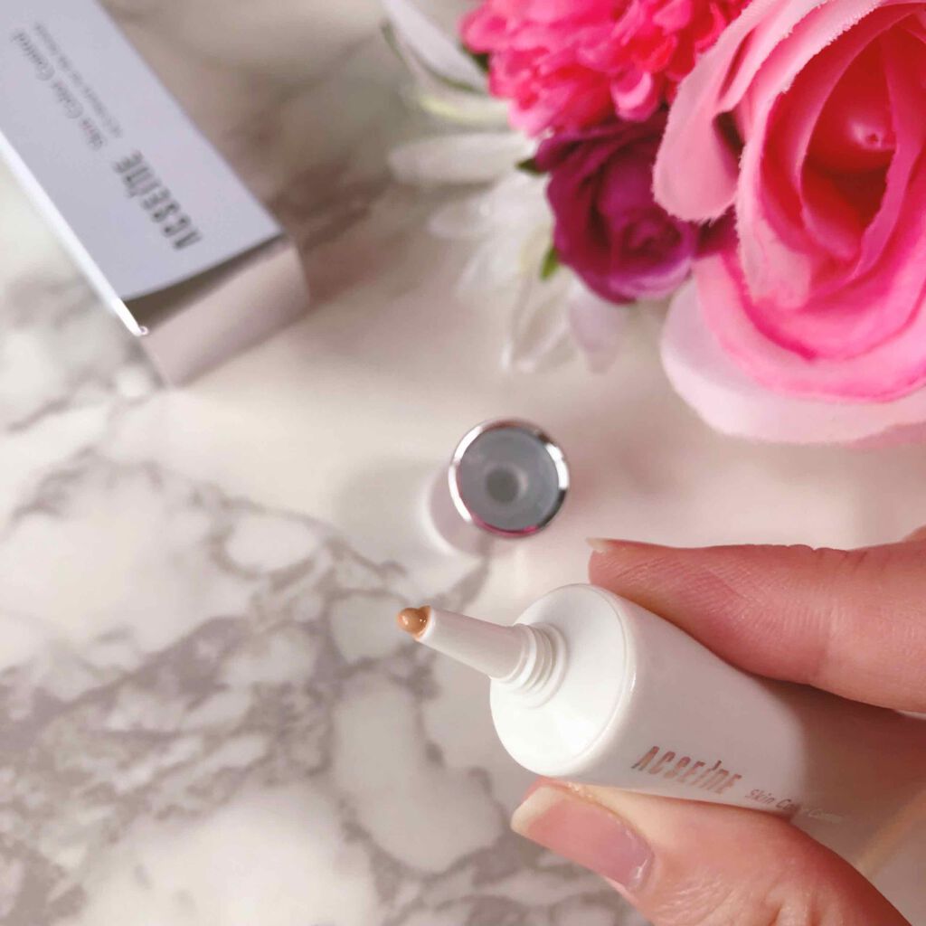 スキンカラーコントロール/ACSEINE/クリームコンシーラーを使ったクチコミ(2枚目)