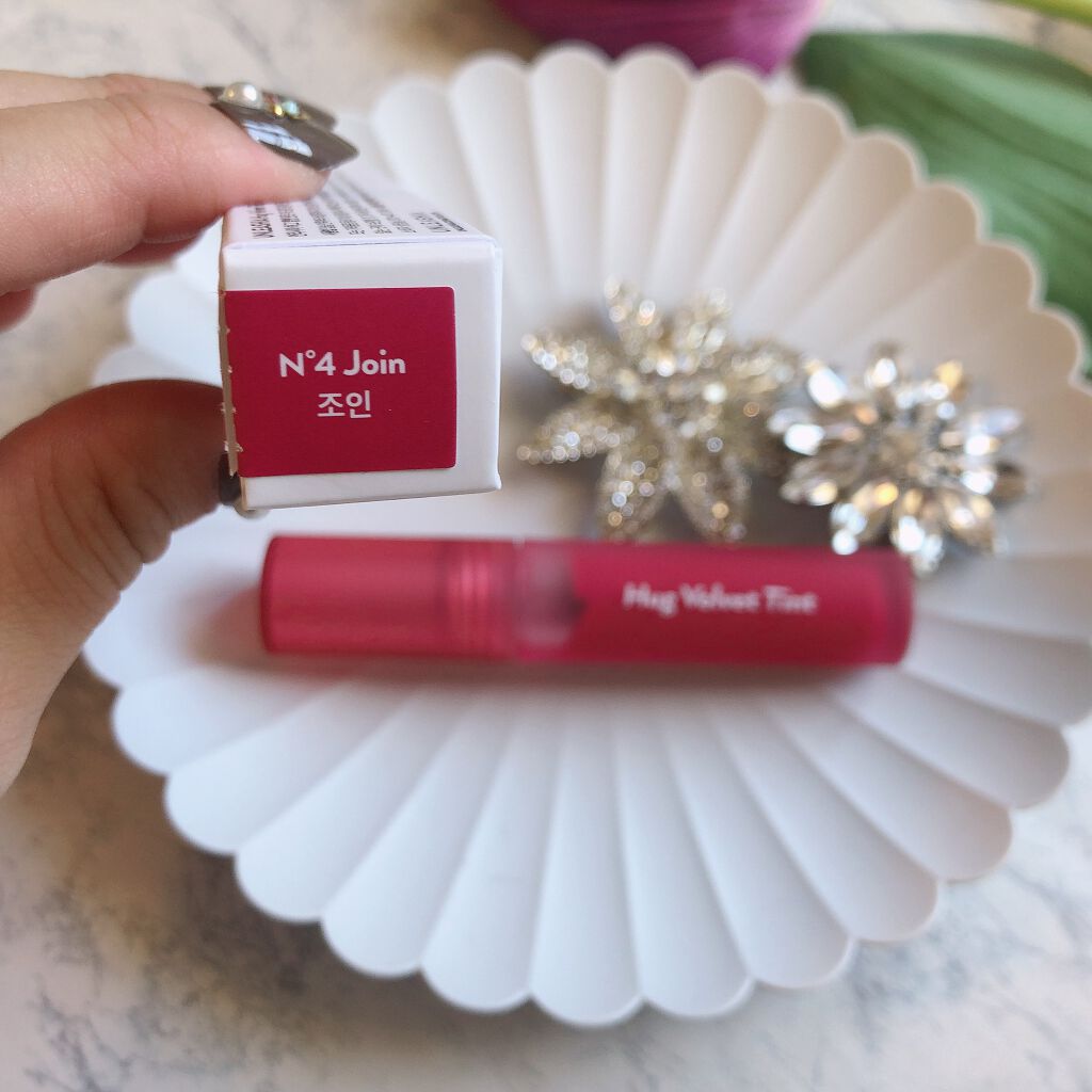 Luv Hug Velvet Tint/unleashia/口紅を使ったクチコミ(2枚目)