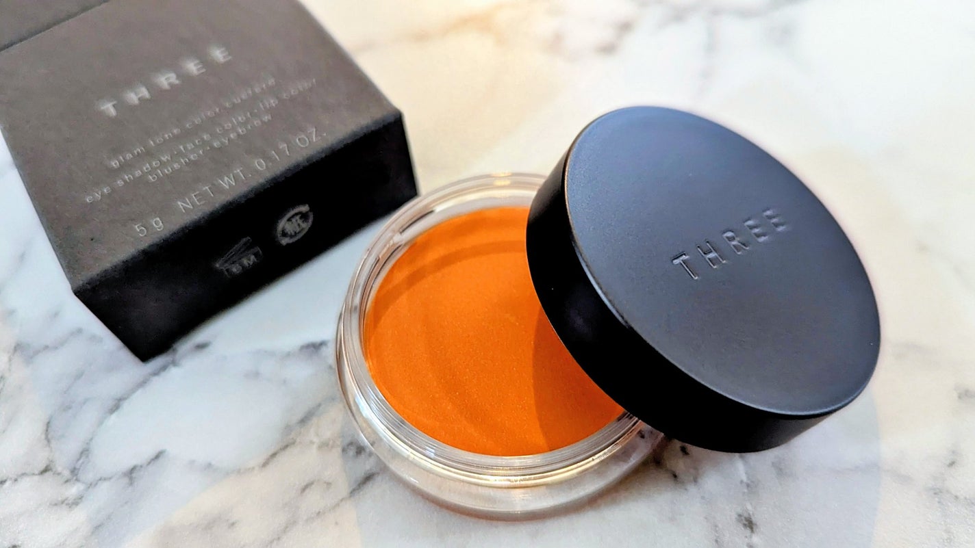 THREE グラムトーンカラーカスタード/THREE/ジェル・クリームチークを使ったクチコミ(1枚目)