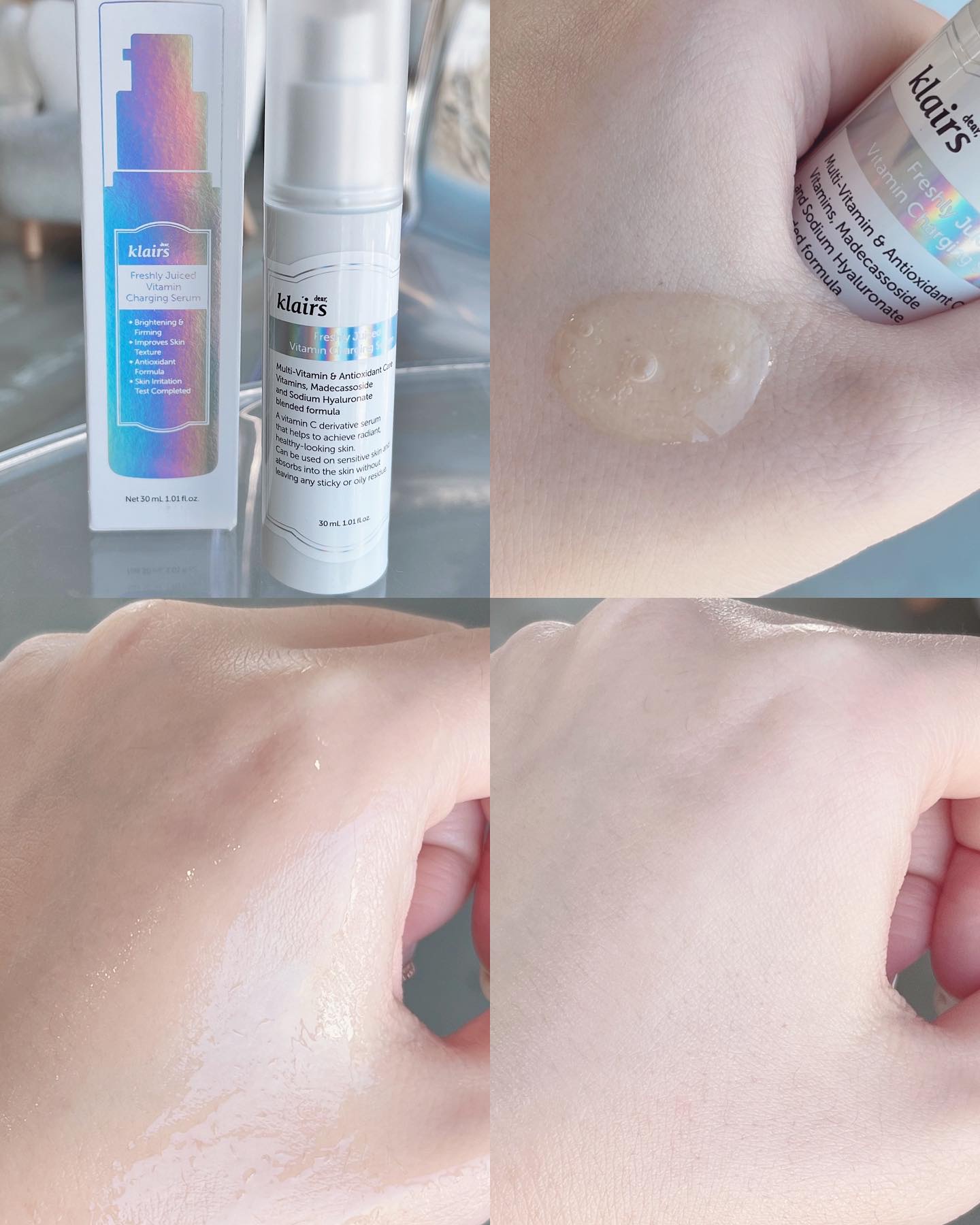 フレッシュリージュースドビタミンチャージングセラム(30ml)/Klairs/美容液を使ったクチコミ（2枚目）