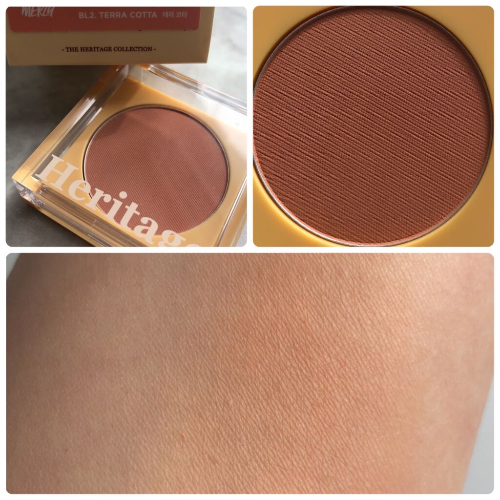 ザ  ヘリテージ  チーク/MERZY/パウダーチークを使ったクチコミ（3枚目）