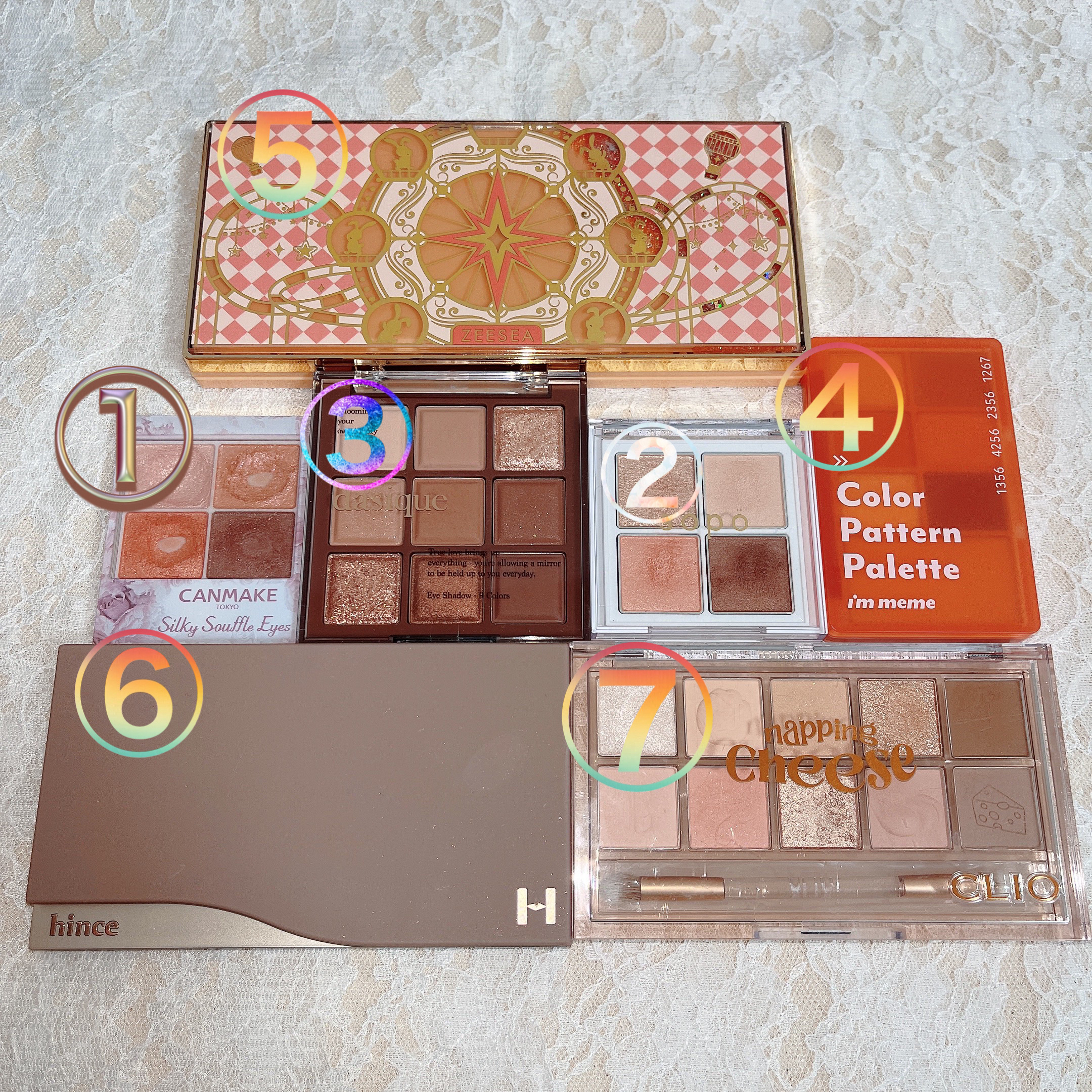 カラーパターンパレット/i’m meme/マルチパレットを使ったクチコミ（2枚目）