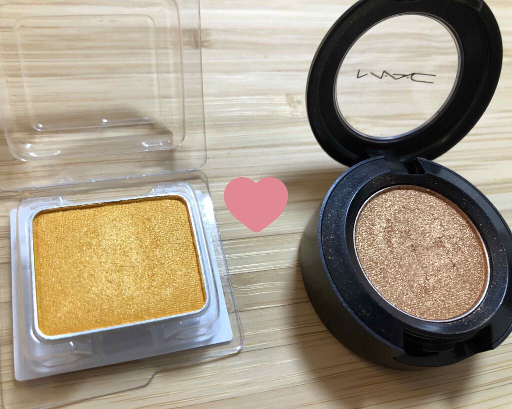 プレスド アイシャドー（レフィル） P ウォームイエロー 355/shu uemura/単色アイシャドウを使ったクチコミ（2枚目）