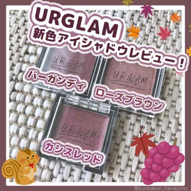 ＼ スウォッチあり！／

ご覧いただき ありがとうございます。

𓂃 𓈒𓏸

本日は、URGLAMの
新色のアイシャドウ（パウダーアイシャドウ2色と
エアリーアイカラー1色）をレビューします！

 どの