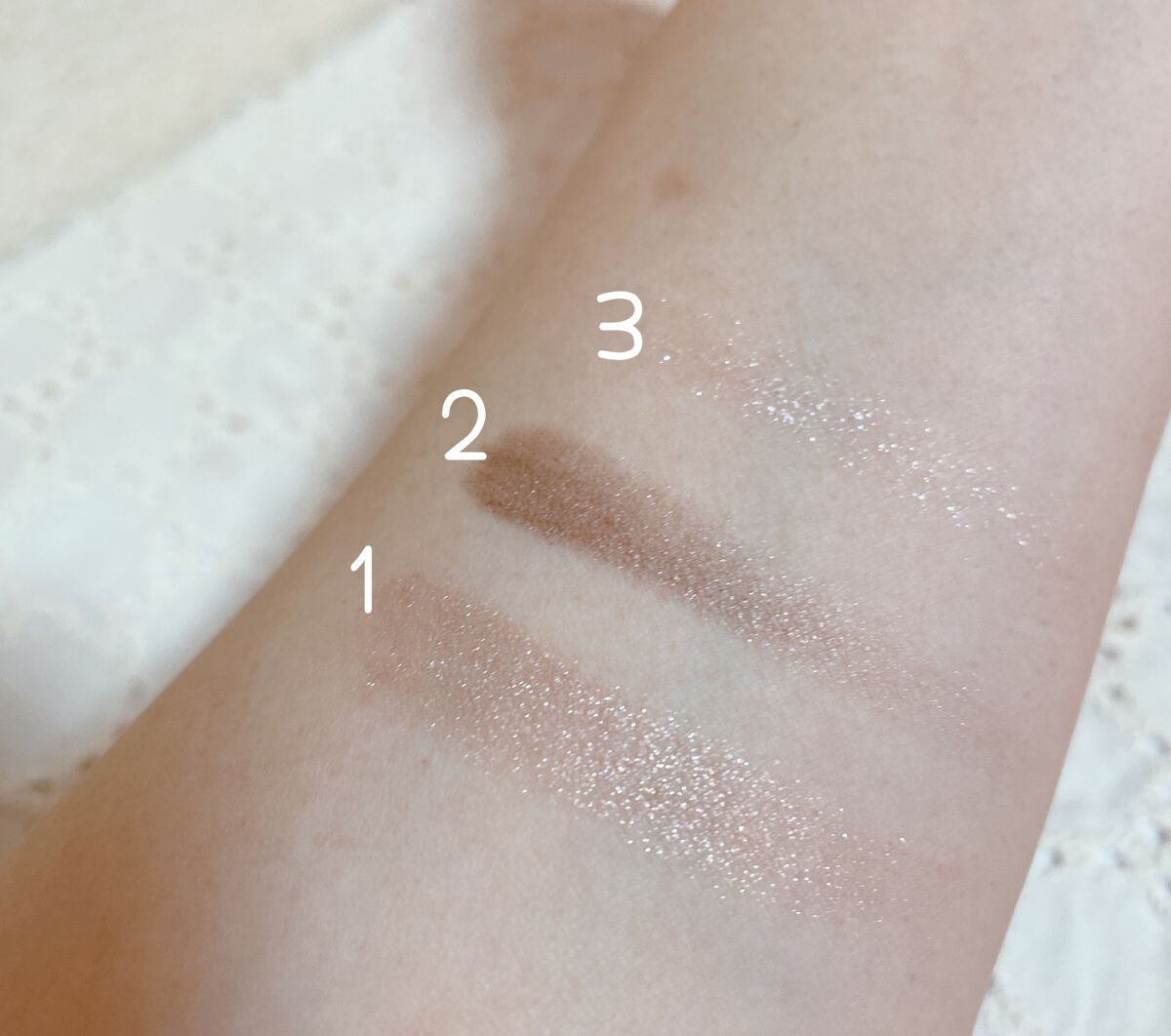 ジューシーピュアアイズ/キャンメイク/アイシャドウパレットを使ったクチコミ(3枚目)