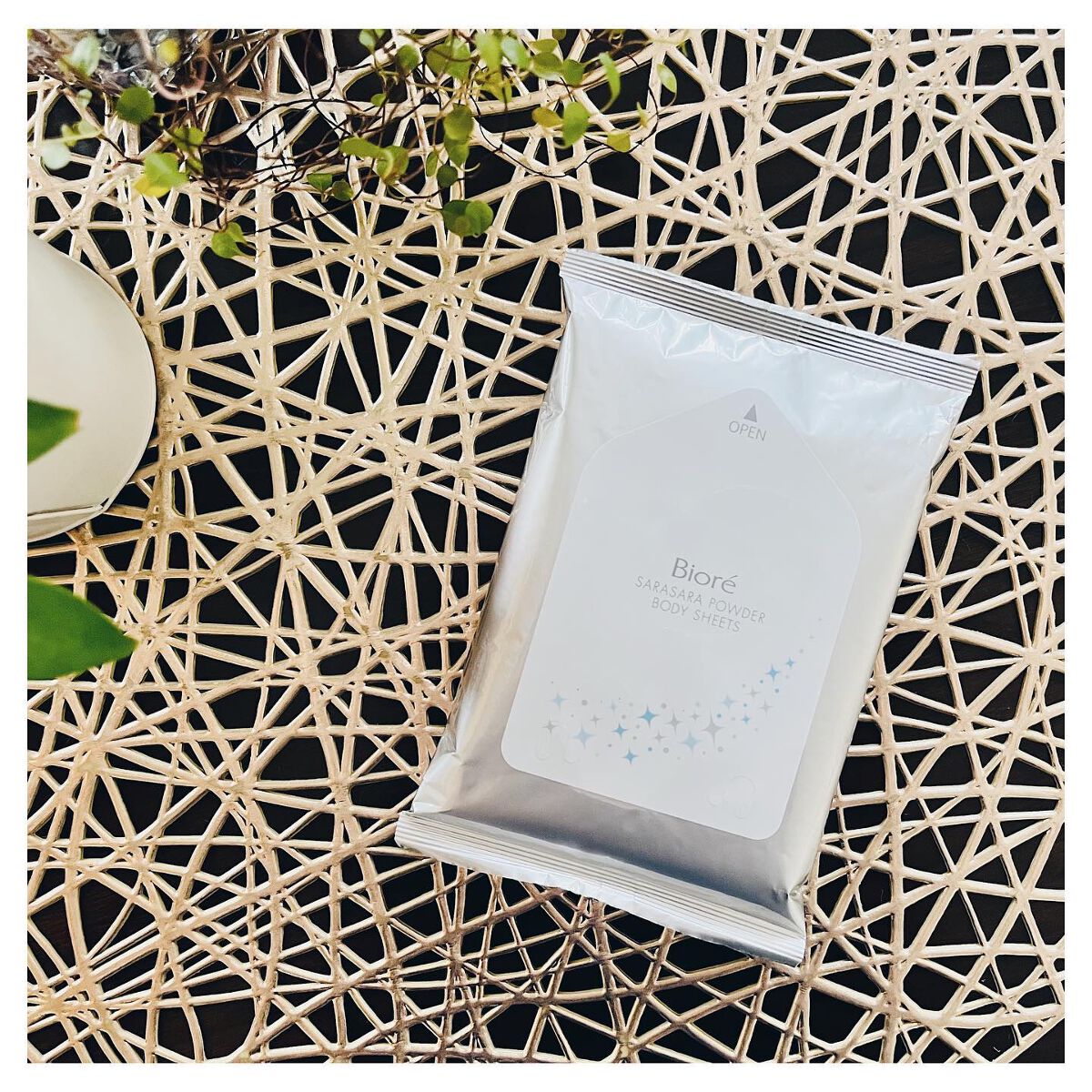 ビオレさらさらパウダーシート 薬用デオドラント 無香料 /ビオレ/ボディシートを使ったクチコミ（2枚目）