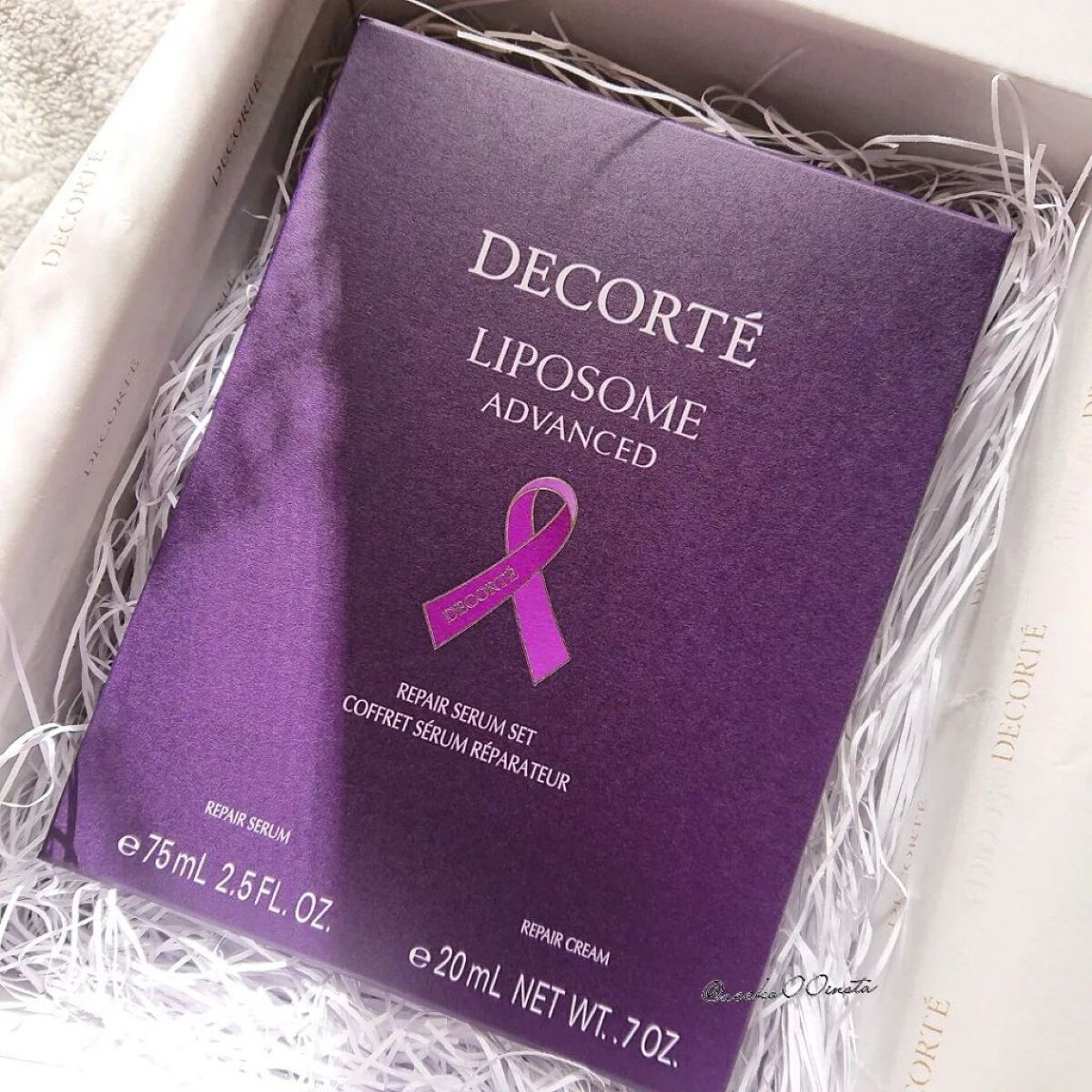 リポソーム アドバンスト パープルリボン セット/DECORTÉ/スキンケアキットを使ったクチコミ（2枚目）