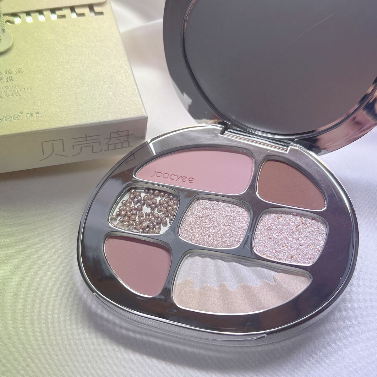 貝殻マルチパレット/Joocyee/アイシャドウパレットを使ったクチコミ(1枚目)