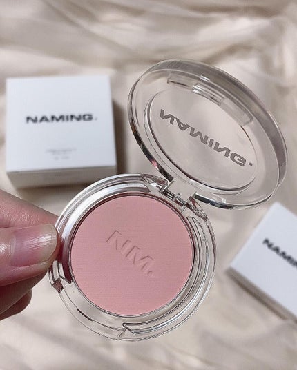 ネーミング フラッフィーパウダーブラッシュ/NAMING./パウダーチークを使ったクチコミ(5枚目)