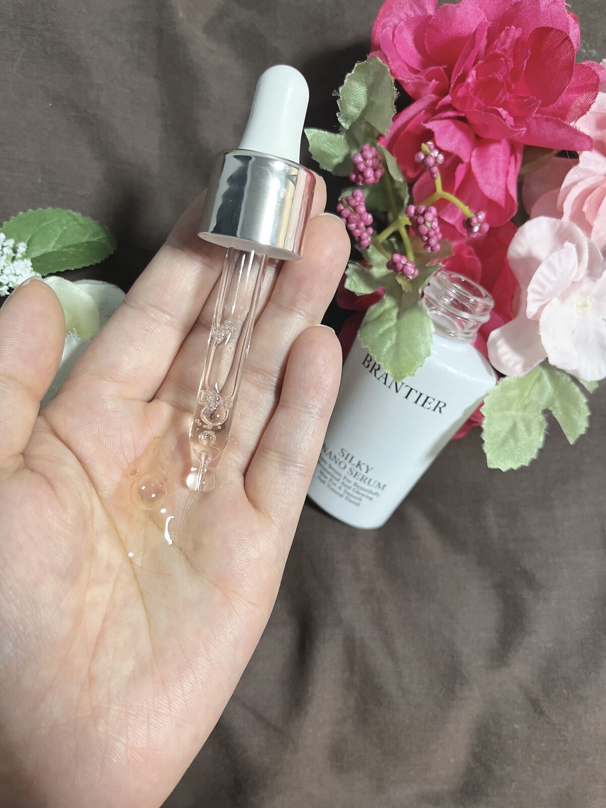  シルキーナノセラム /BRANTIER/美容液を使ったクチコミ（2枚目）