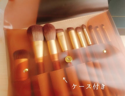 SIXPLUS X MARILYN 10本メイクアップブラシセット/SIXPLUS/メイクブラシを使ったクチコミ(3枚目)