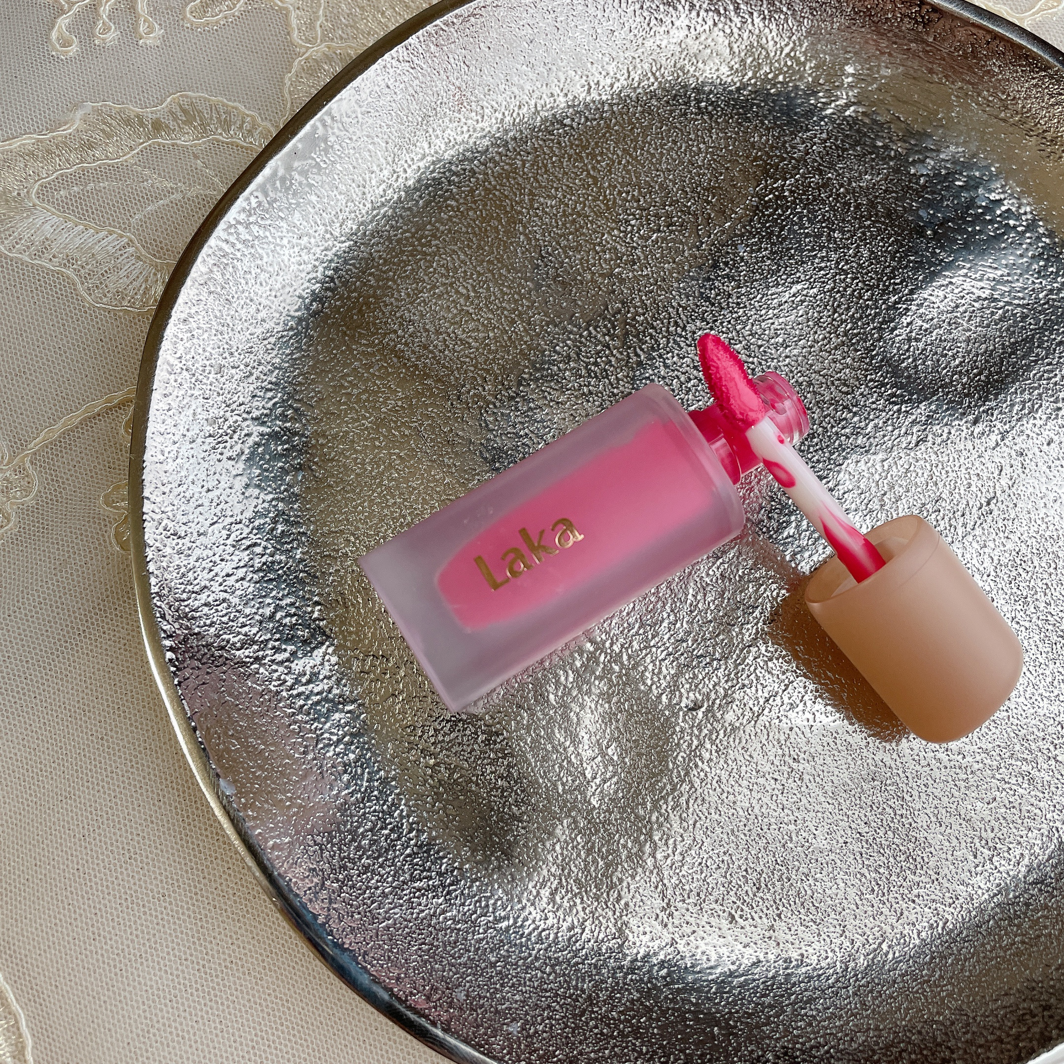 フルーティーグラムティント 112 ピンポン/Laka/リップティントを使ったクチコミ（1枚目）