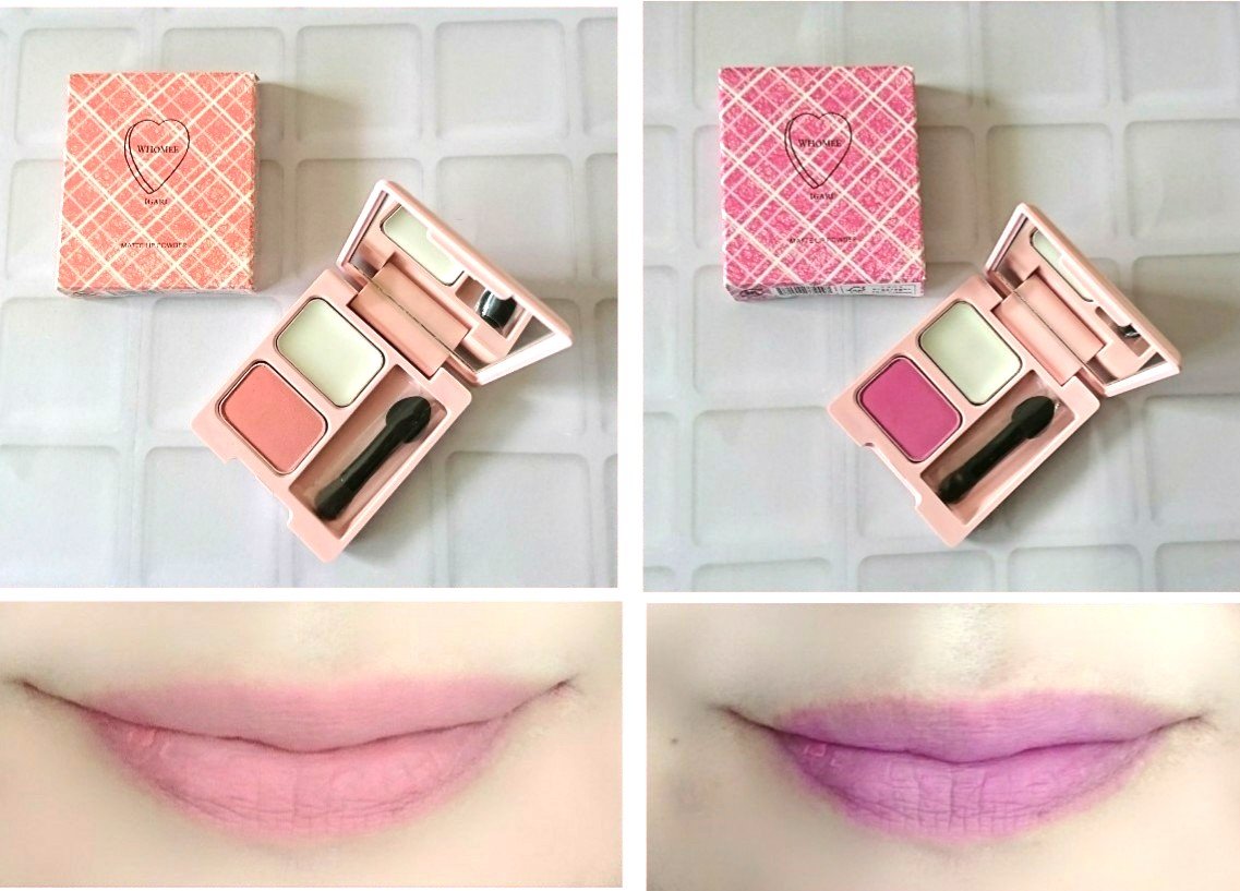 マットリップパウダー/WHOMEE/口紅を使ったクチコミ（2枚目）