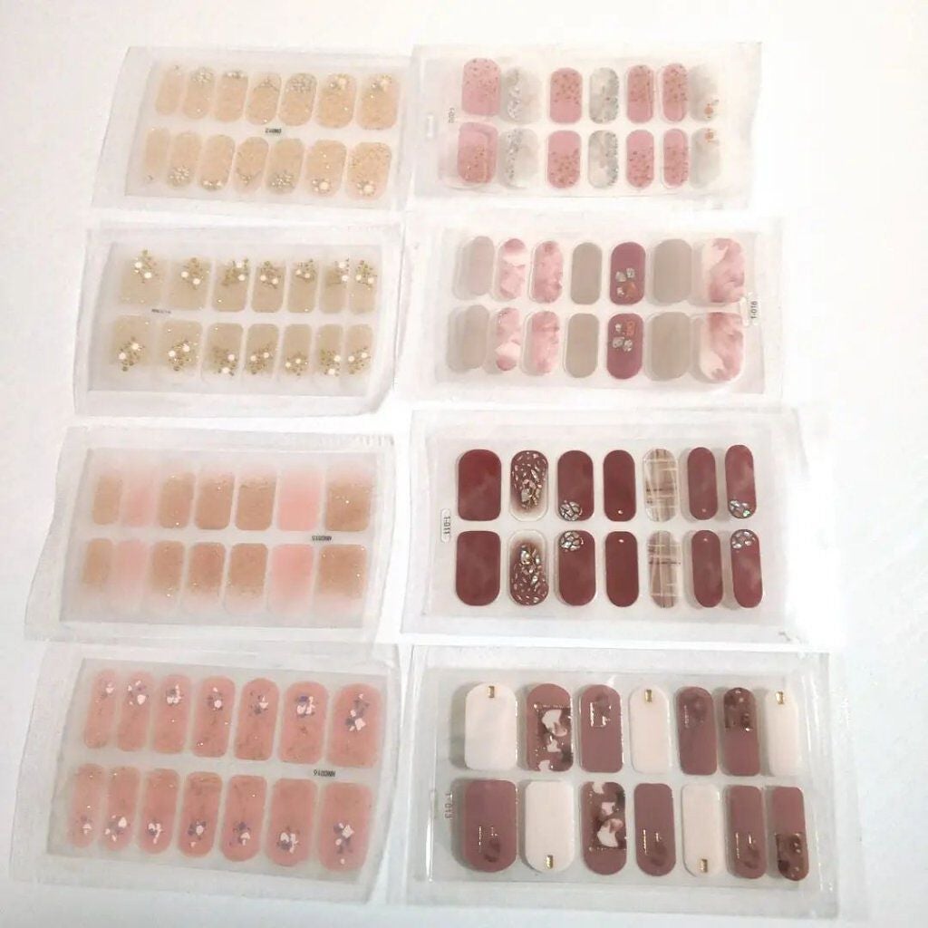 ネイルシール/Qoo10/ネイルシールを使ったクチコミ(2枚目)