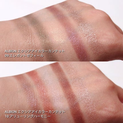 エクシア アイカラー カンテット/ALBION/アイシャドウパレットを使ったクチコミ(4枚目)
