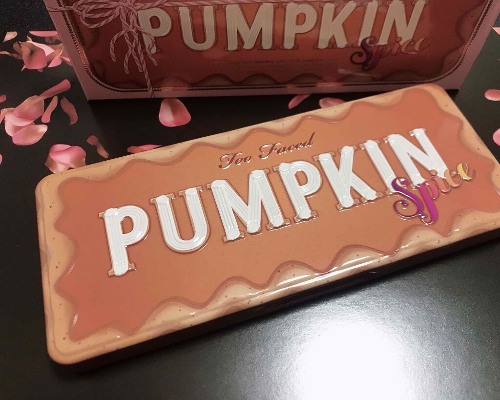 パンプキン スパイス アイシャドウ パレット(旧)/Too Faced/アイシャドウパレットを使ったクチコミ（2枚目）