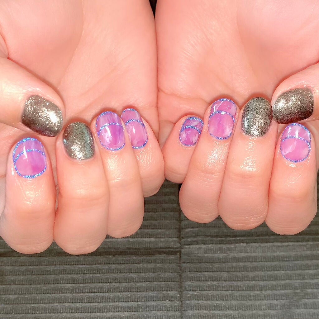 スパークルフラッシュグリッター/プリクシー/ネイルチップ・パーツを使ったクチコミ(2枚目)