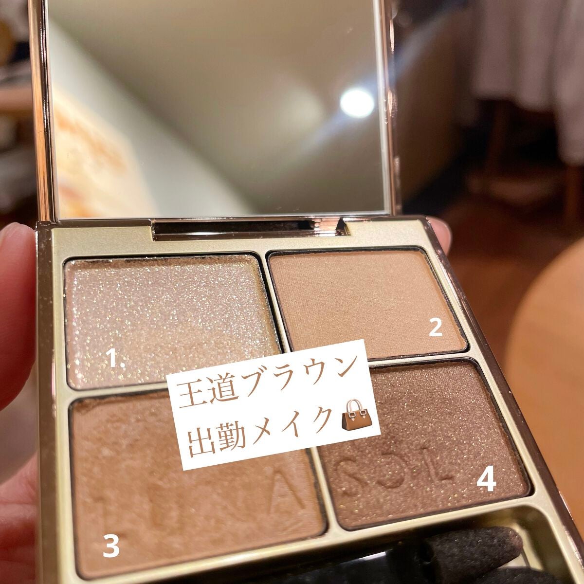 スキンモデリングアイズ/LUNASOL/アイシャドウパレットを使ったクチコミ(1枚目)