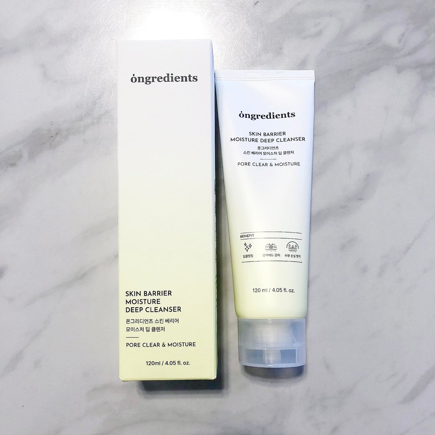 スキンバリアモイスチャーディープクレンザー /Ongredients/洗顔フォームを使ったクチコミ(1枚目)