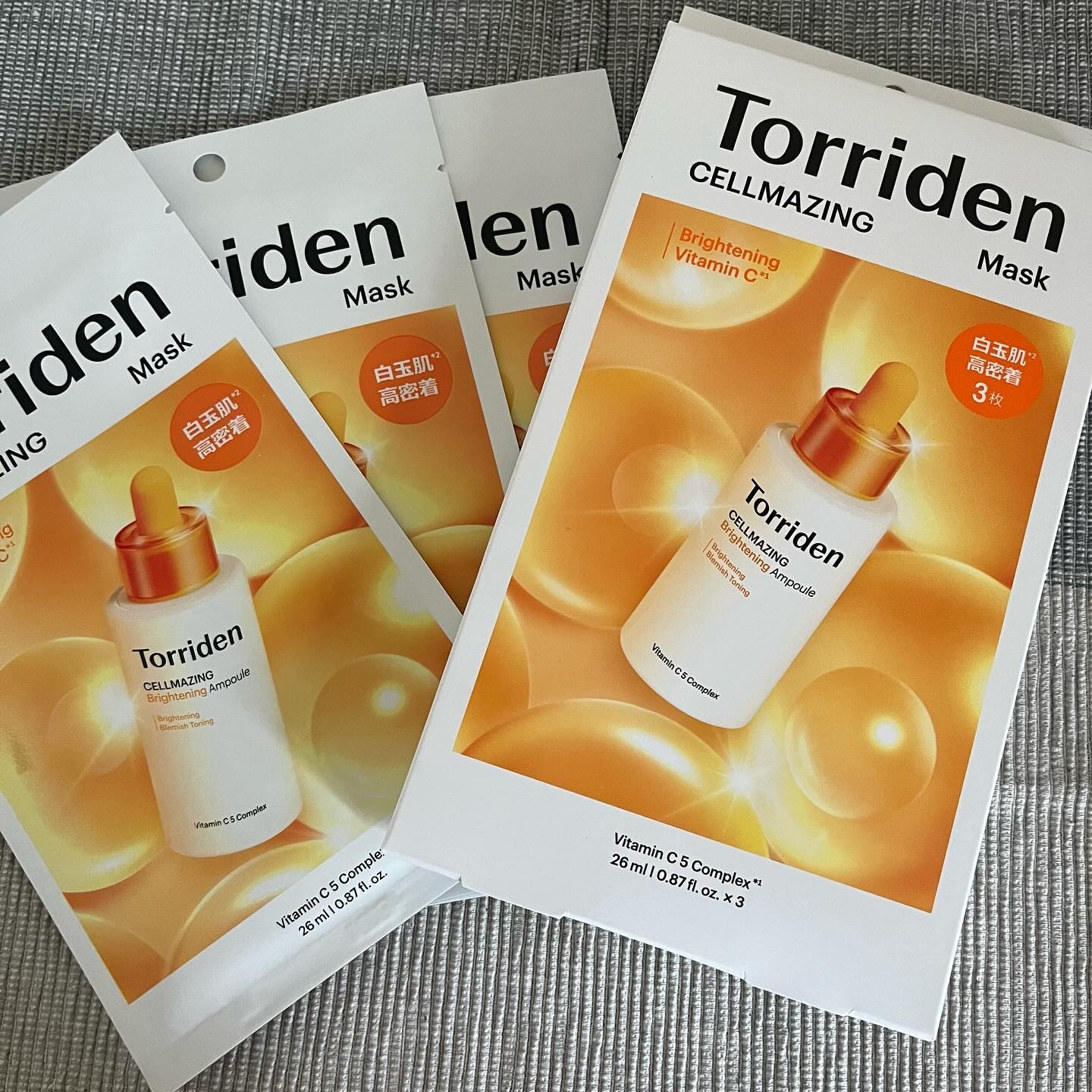 セルメイジング ビタC ブライトニングマスク/Torriden/シートマスク・パックを使ったクチコミ（3枚目）