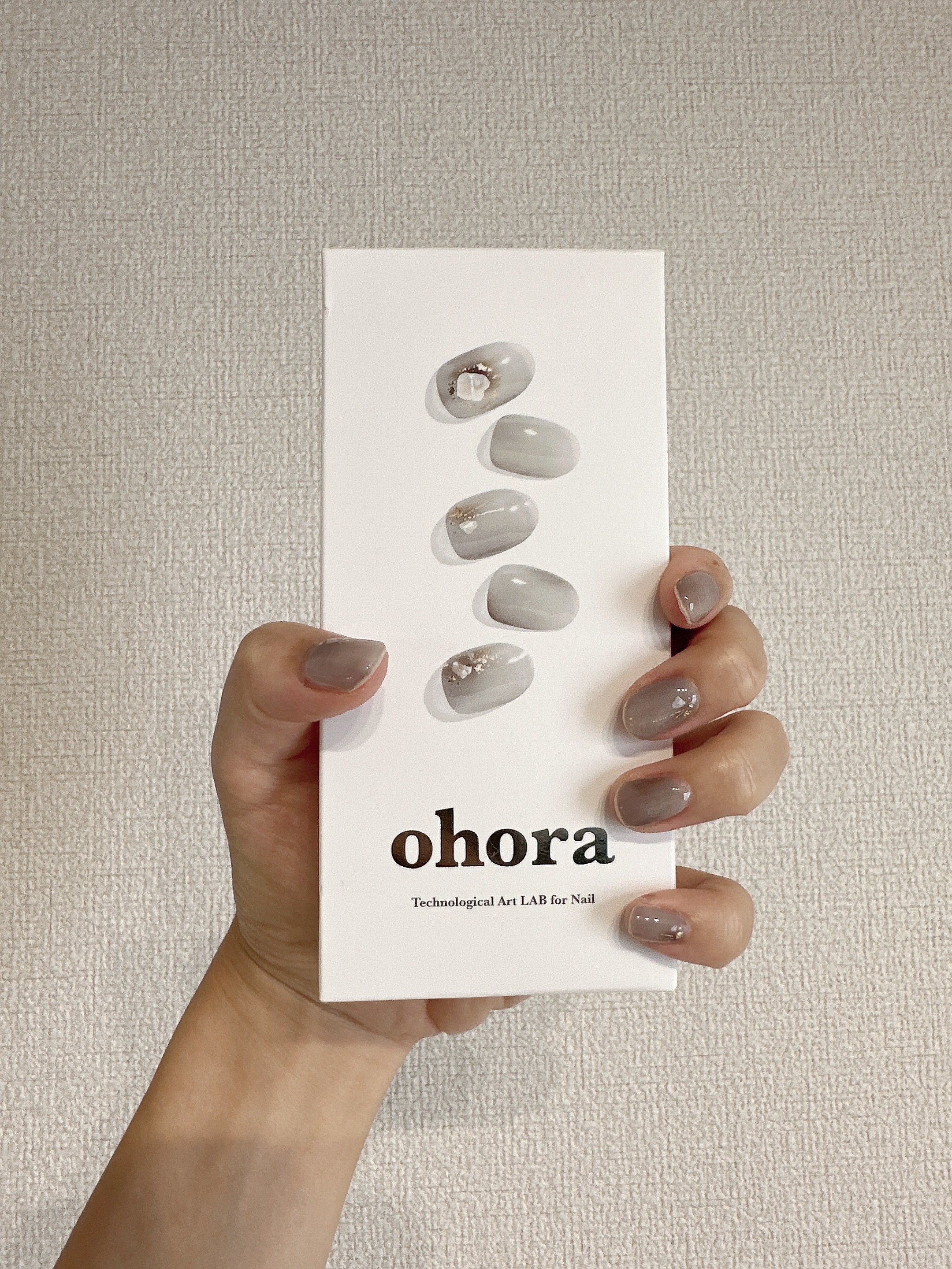 セミキュアジェルネイル（ハンド）/ohora/ネイルシールを使ったクチコミ（1枚目）