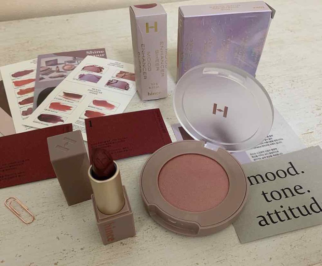 トゥルーディメンショングロウチーク/hince/パウダーチークを使ったクチコミ（2枚目）