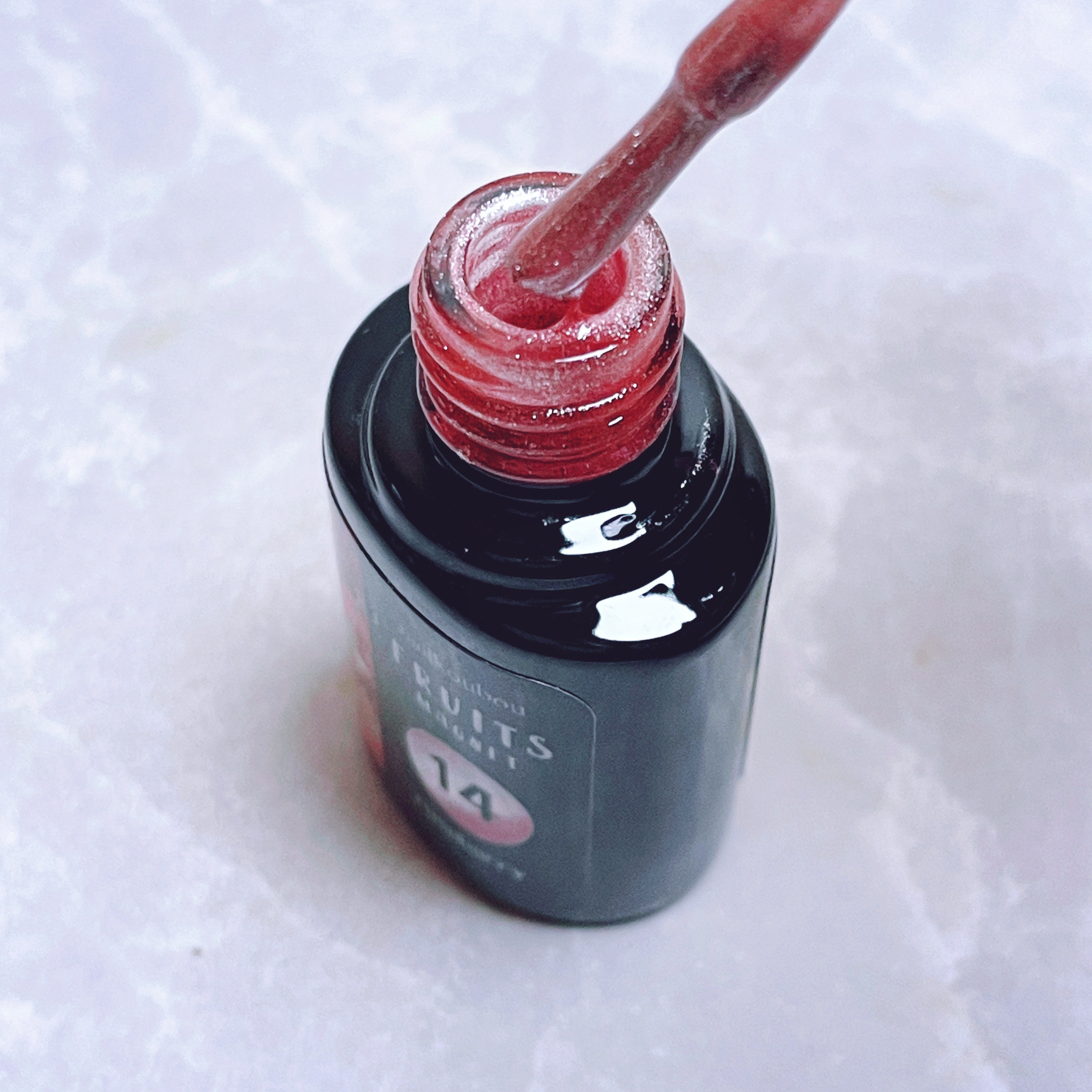 ジェルミー クリスタルトップジェル  12ml/ジェルミーワン/ジェルネイルを使ったクチコミ（2枚目）