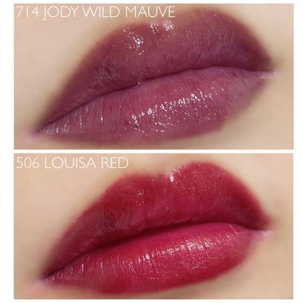 グッチ ルージュ ア レーヴル サタン/GUCCI beauty/口紅を使ったクチコミ(3枚目)