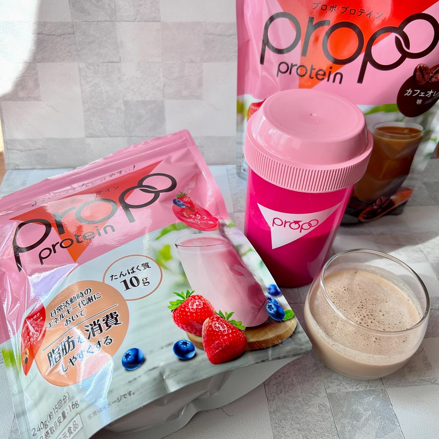 プロポ プロテイン(カフェオレ味)/ロート製薬/その他プロテインを使ったクチコミ（2枚目）