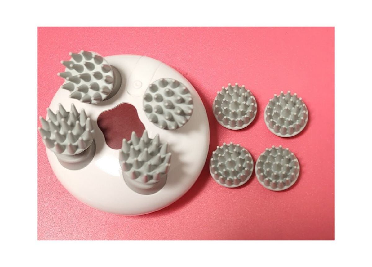 ヘッドスパ 電動頭皮ブラシ/yete/ヘッドマッサージャーを使ったクチコミ(3枚目)