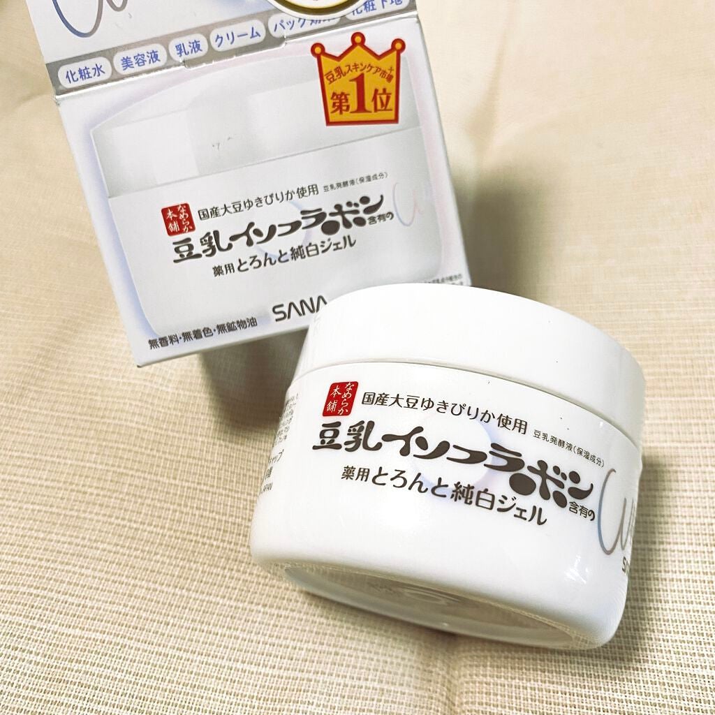 とろんと濃ジェル 薬用美白 N/なめらか本舗/オールインワン化粧品を使ったクチコミ(1枚目)