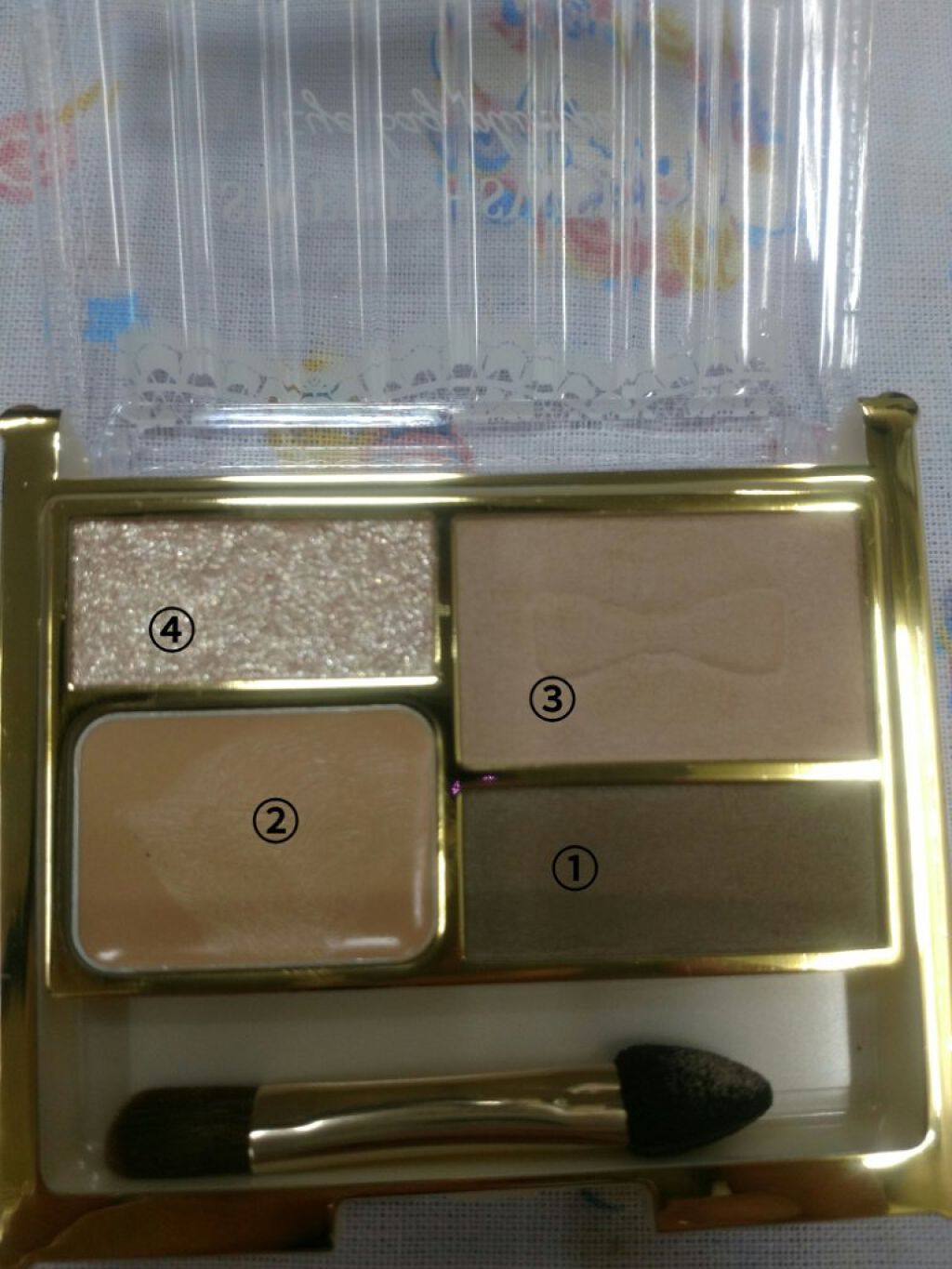 プレミアムガトーシャドウ/スウィーツ スウィーツ/アイシャドウパレットを使ったクチコミ(5枚目)