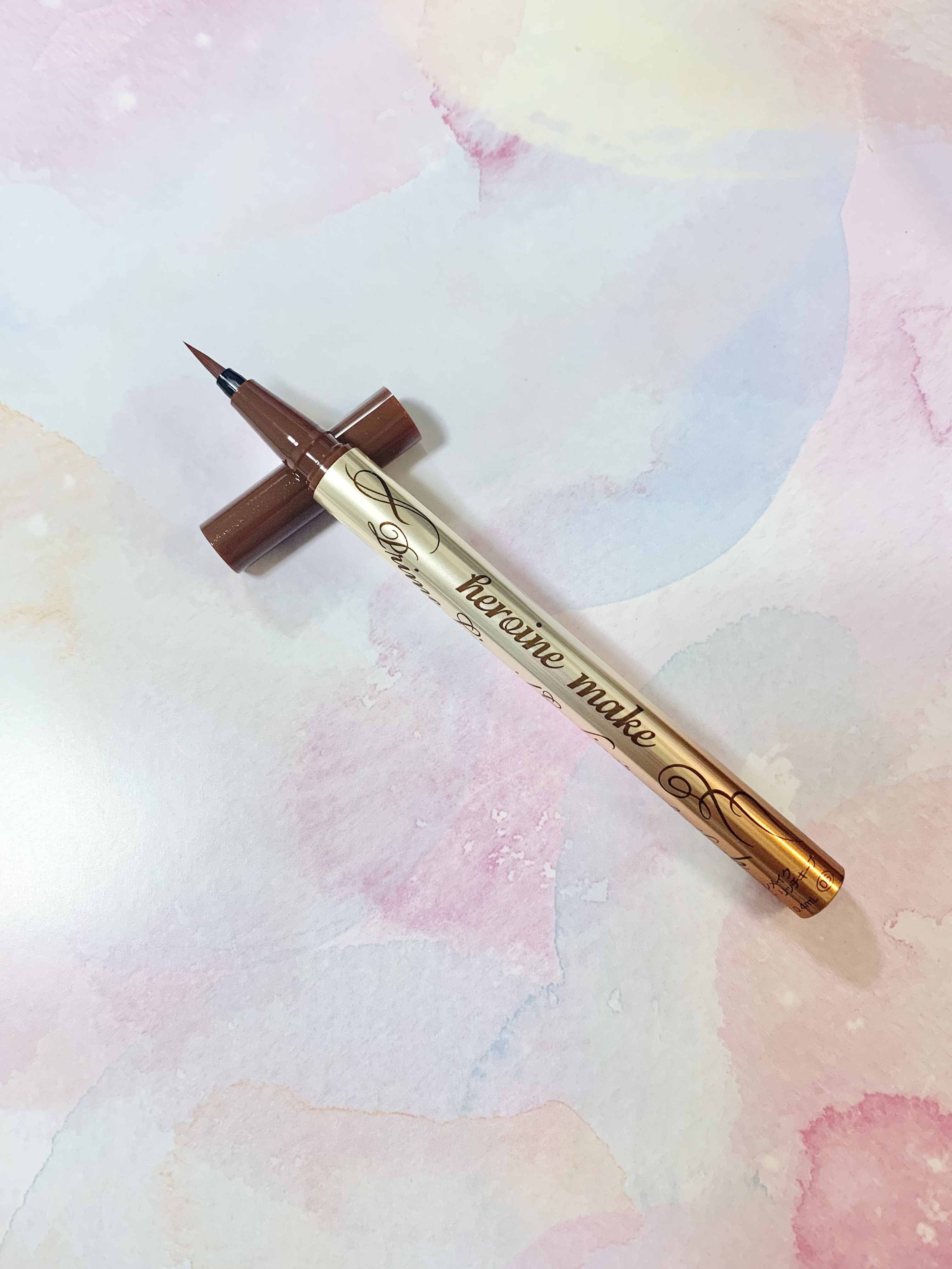 プライムリキッドアイライナー リッチキープ 06 アーモンドブラウン/ヒロインメイク/リキッドアイライナーを使ったクチコミ（2枚目）