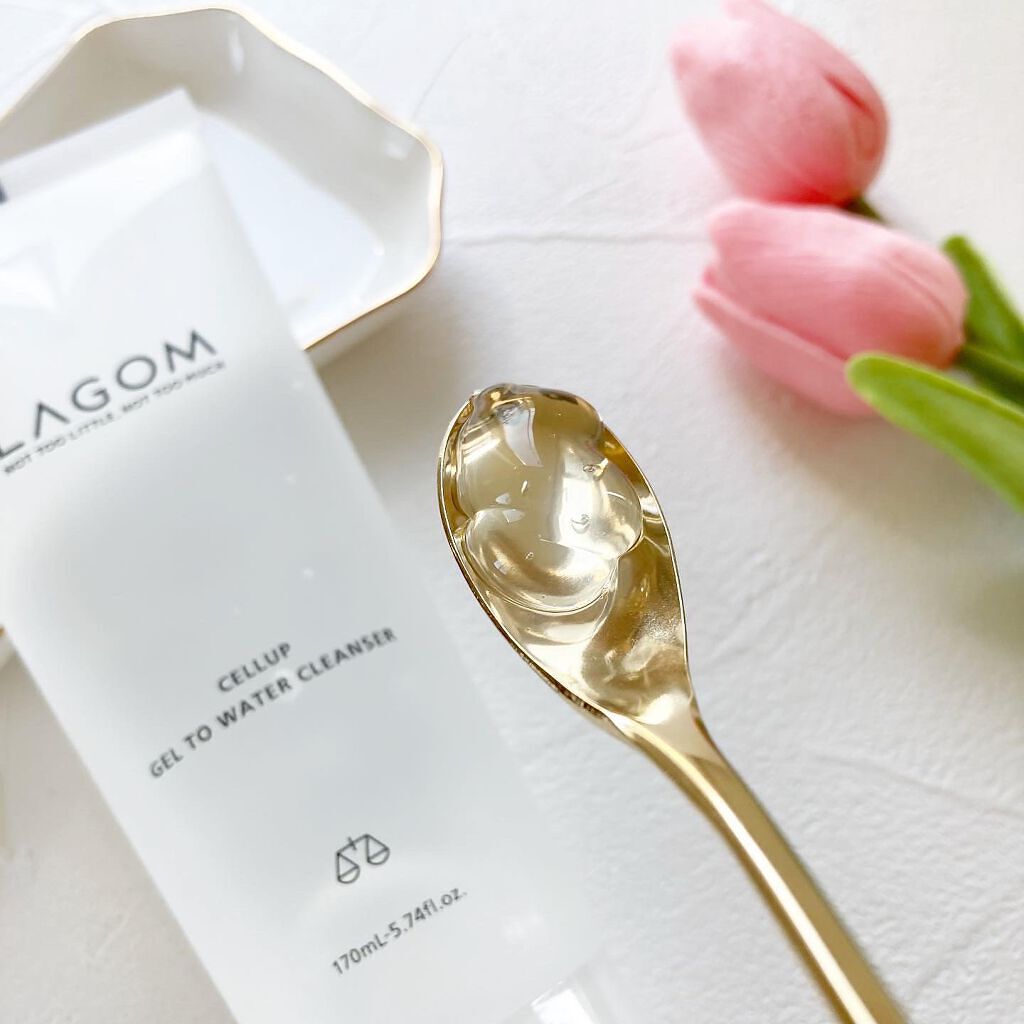 ラゴム ジェルトゥウォーター クレンザー(朝用洗顔)/LAGOM /その他洗顔料を使ったクチコミ（3枚目）
