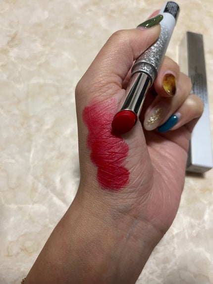 パウダー キス ベルベット ブラー スリム リップスティック メリー チェリー/M・A・C/口紅の画像