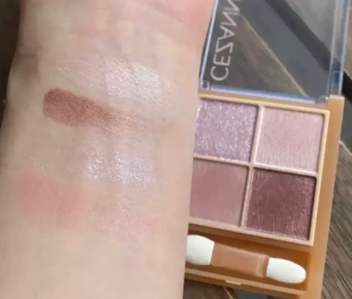 ベージュトーンアイシャドウ/CEZANNE/アイシャドウパレットを使ったクチコミ(2枚目)