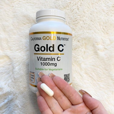 CALIFORNIA GOLD NUTRITION GOLD Cのクチコミ「愛用サプリ🪸🫧


California Gold Nutrition ビタミンC 240粒
.....」（3枚目）