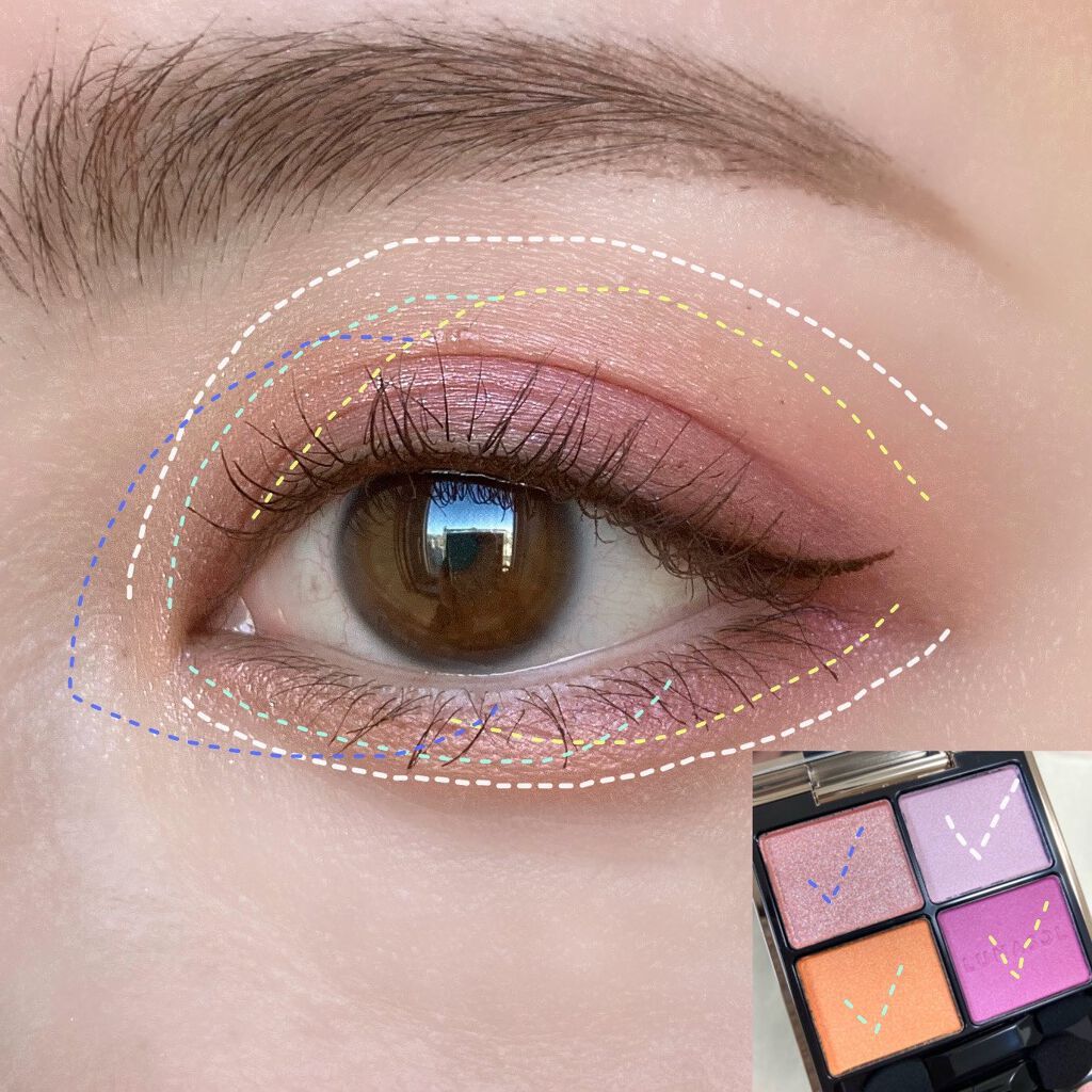 アイカラーレーション/LUNASOL/アイシャドウパレットを使ったクチコミ(4枚目)