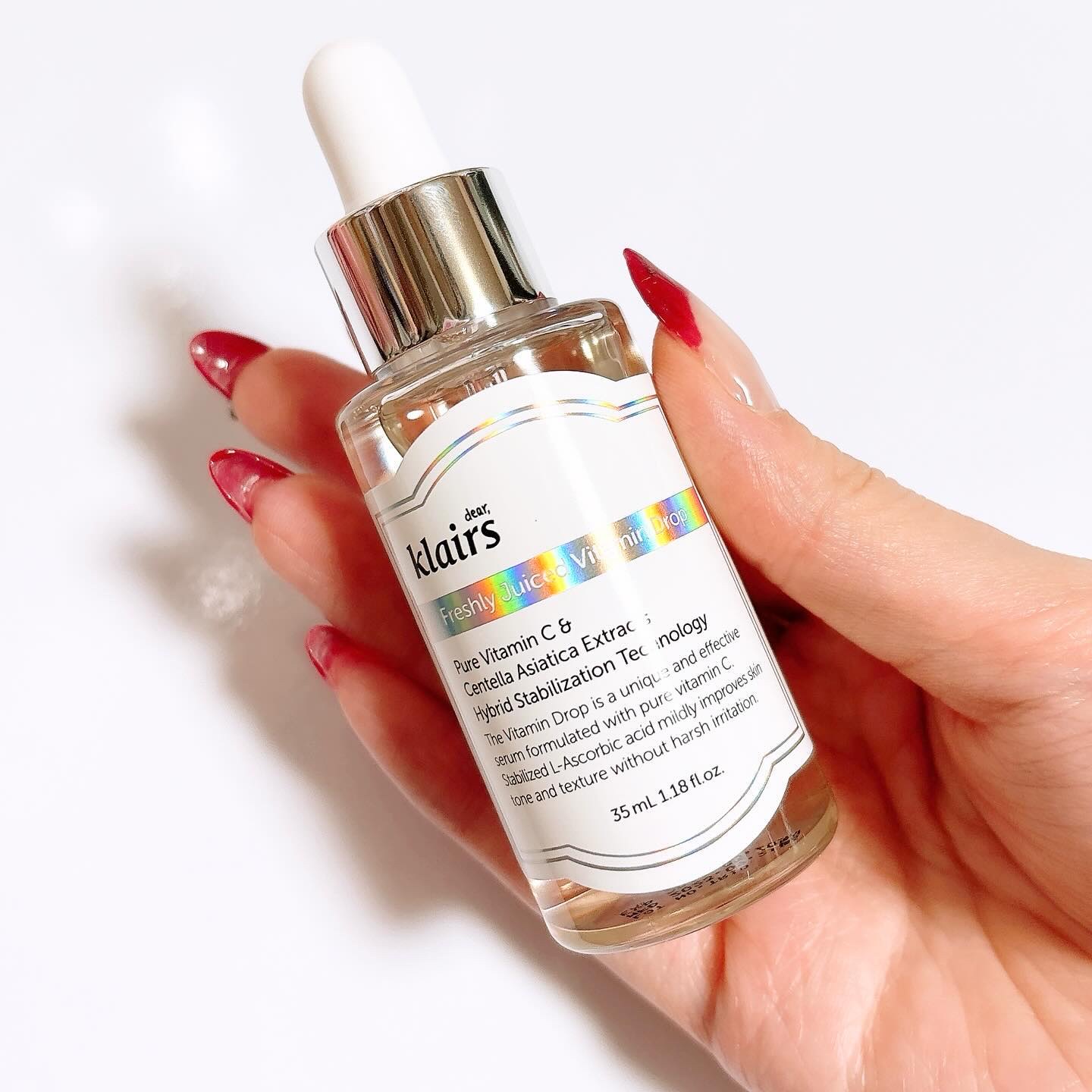 フレッシュリージュースドビタミンドロップ(35ml)/Klairs/美容液を使ったクチコミ（3枚目）