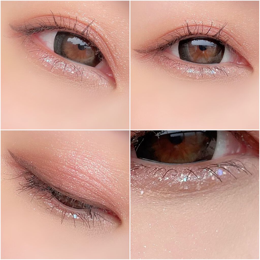 ネイミングスパークルアイグリッターポット BGG01 SUGAR/NAMING./グリッターを使ったクチコミ（3枚目）