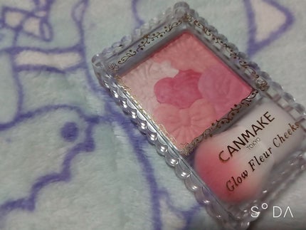 グロウフルールチークス/キャンメイク/パウダーチークを使ったクチコミ(1枚目)