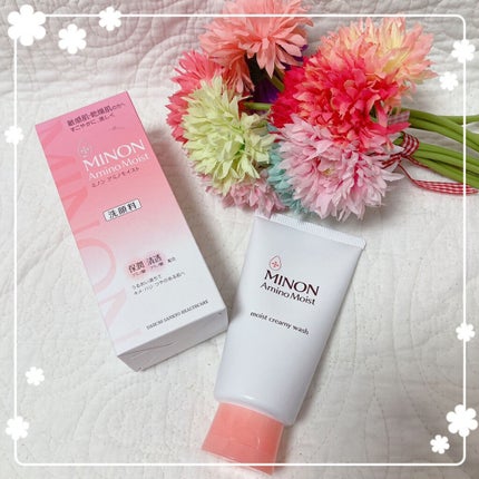 アミノモイスト モイストクリーミィ ウォッシュ/ミノン/洗顔フォームを使ったクチコミ(1枚目)