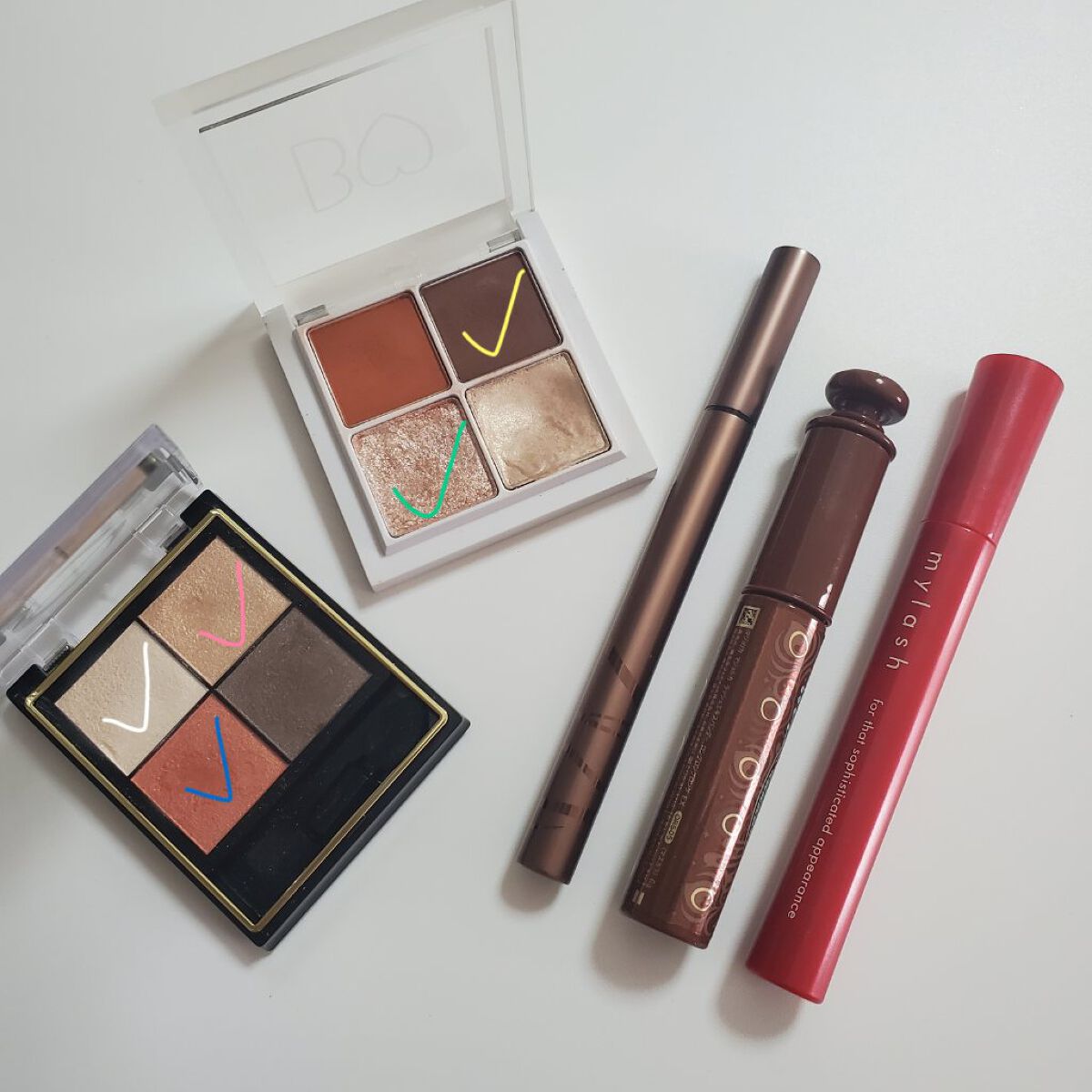 リアルクローズシャドウ/excel/アイシャドウパレットを使ったクチコミ（2枚目）