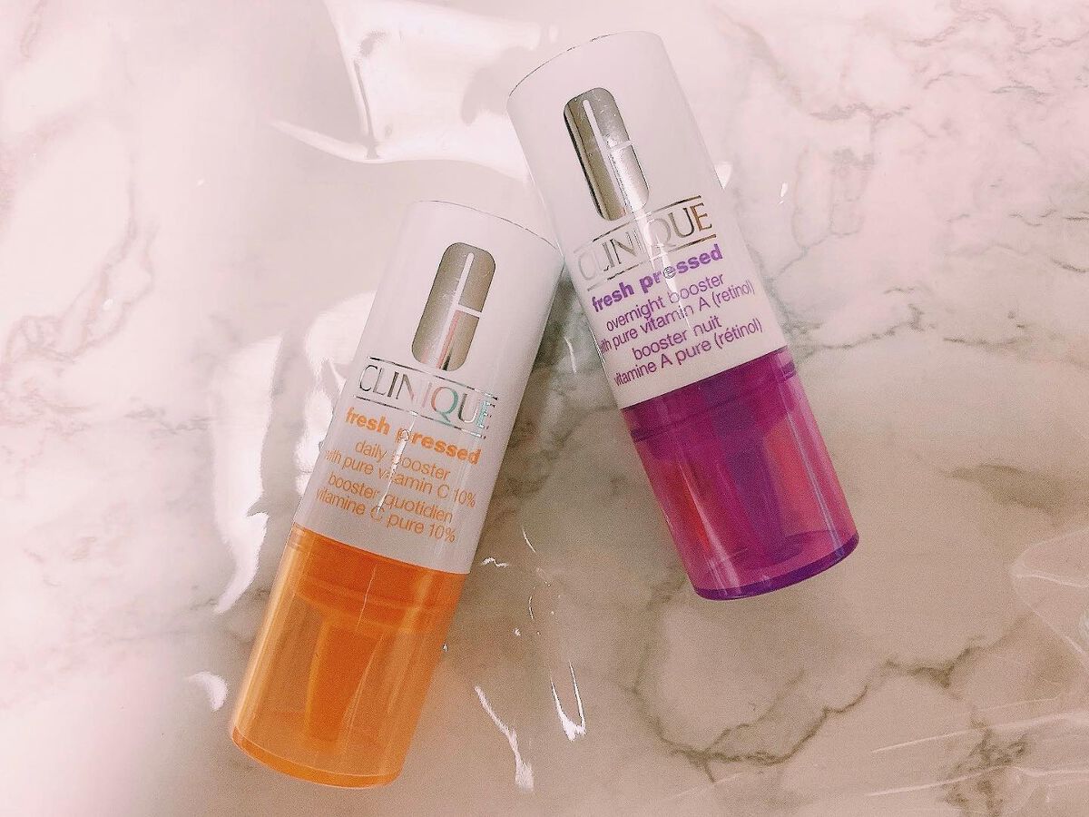 フレッシュ プレスト デイ & ナイト ブースター/CLINIQUE/美容液を使ったクチコミ(1枚目)