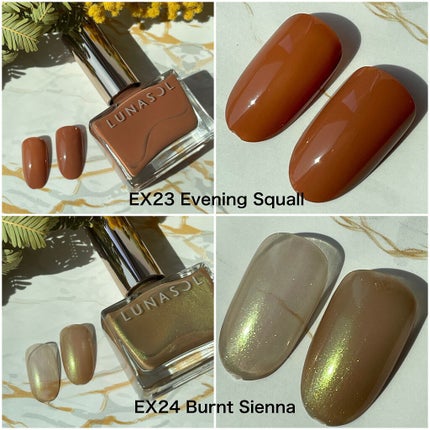 ルナソル ネイルポリッシュ EX24 Burnt Sienna(限定)/LUNASOL/マニキュアの画像