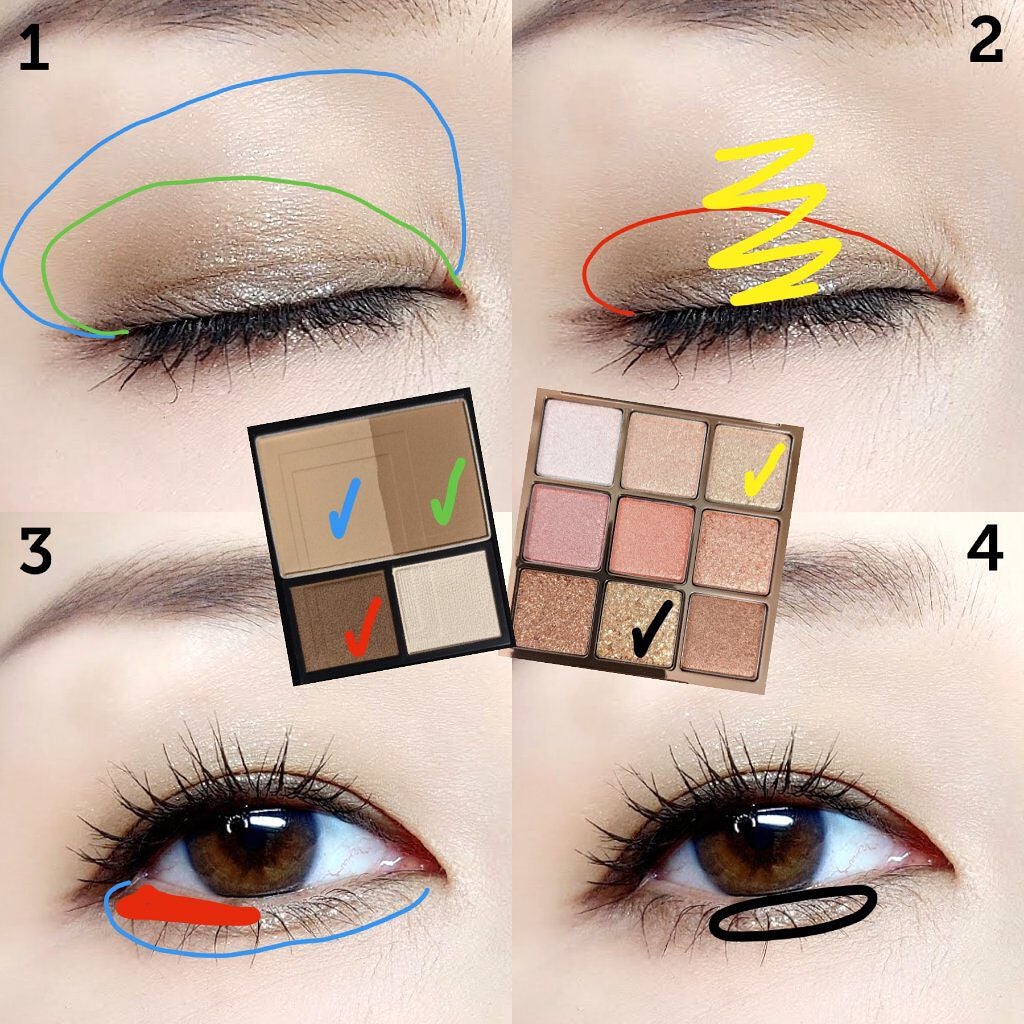 ワンピックアイシャドウパレット/APLIN/アイシャドウパレットを使ったクチコミ(3枚目)